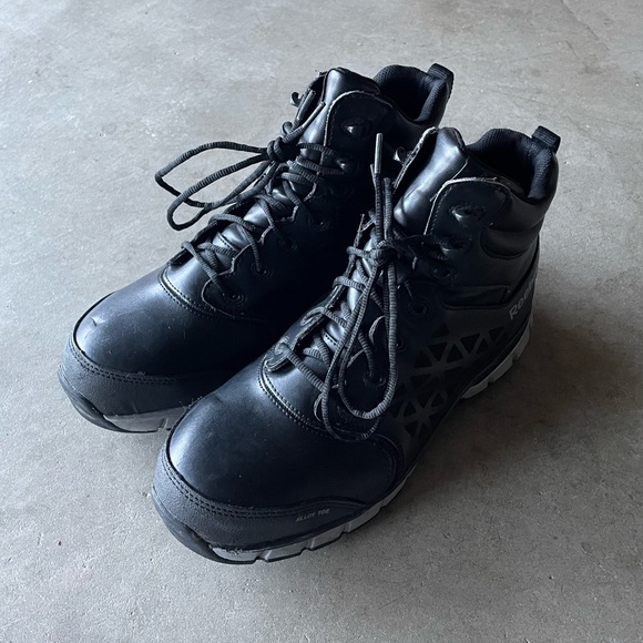 Reebok Work Sublite Cushion Work Mid-Cut Alloy Toe Slip Resistant Boots 11 Mens - Picture 2 of 7